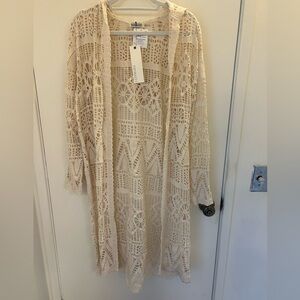 New Crochet kimono